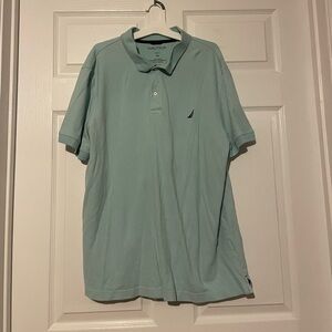 Men's Aqua Golf Polo Nautica Shirt